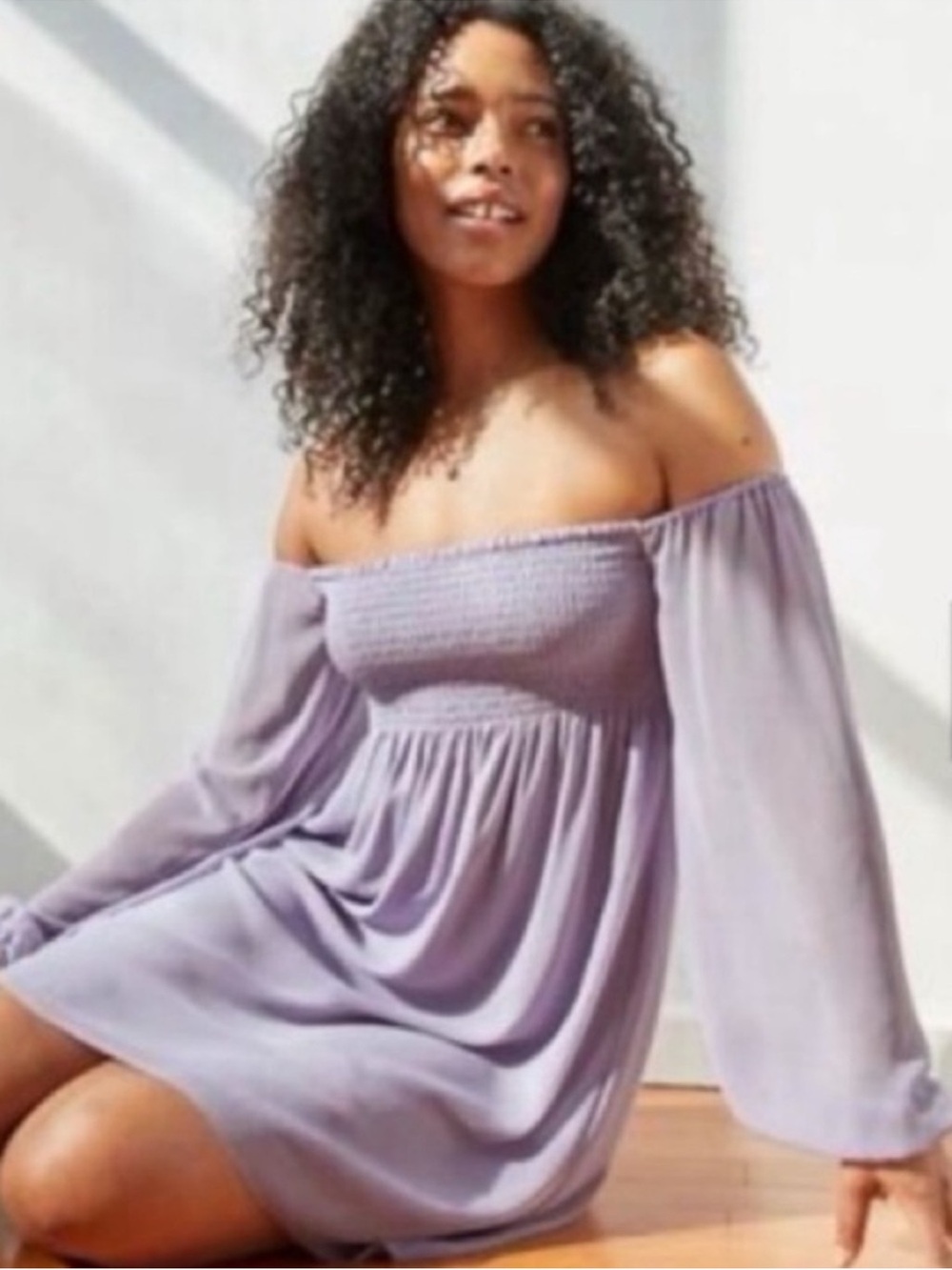 Aritzia Wilfred Sorbet Dress in Lavish Lavender